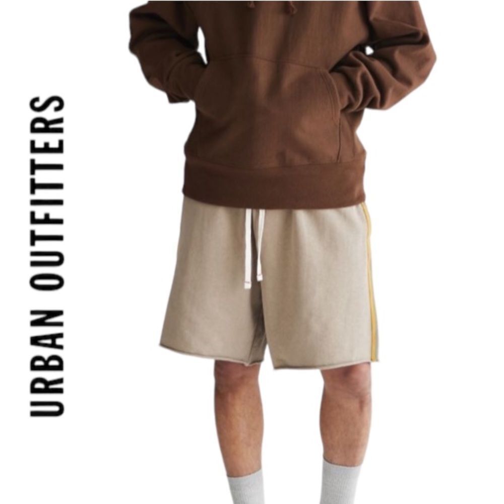 NEW BDG UO Urban Outfitters Taped Heavy French Terry Shorts M